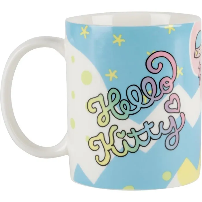 Konix Tasse en céramique Hello Kitty 320 ml - Motif skateboard - Mug officiel Konix Tasse en céramique Hello Kitty 320 ml - Motif skateboard - Mug officiel