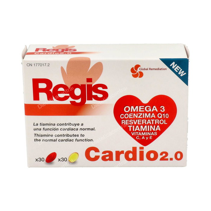 GLOBAL REMEDIATION REGIS cardio 30cap. GLOBAL REMEDIATION REGIS cardio 30cap.