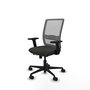 PIQUERAS Y CRESPO Chaise Haches Synchrone/Traslack Noir et Gris