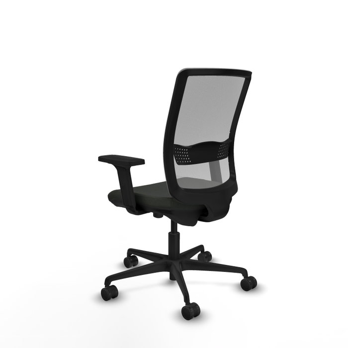 PIQUERAS Y CRESPO Chaise Haches Synchrone/Traslack Noir et Gris