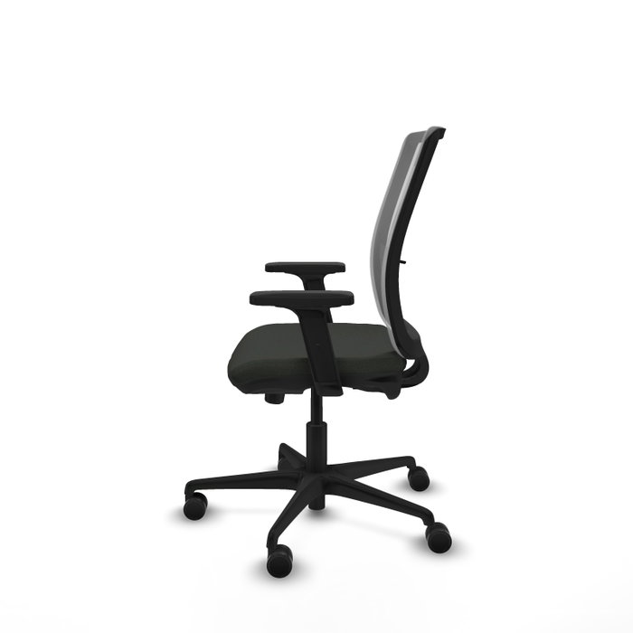 PIQUERAS Y CRESPO Chaise Haches Synchrone/Traslack Noir et Gris