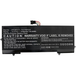CoreParts Batterie d'ordinateur portable pour Fujitsu 44,64Wh 14,4V 3100mAh