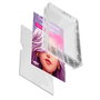 Kids Licensing Wow00141 - Cadre photo avec paillettes et messages motivants Wow Generation pour enfants à partir de 3 ans