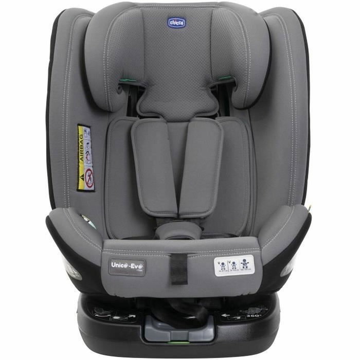 Chicco Unico Evo Grey Black - Groupe 0/1/2/3 - I-Size