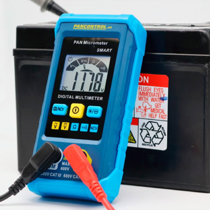 Pancontrol Multimètre numérique de poche Pan micrometer cat iii 300 v