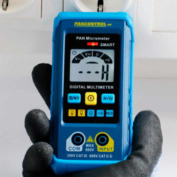 Pancontrol Multimètre numérique de poche Pan micrometer cat iii 300 v