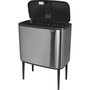 Brabantia Bo Touch Bin 36 L, acier mat FPP