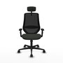 Piqueras y Crespo Chaise de bureau Mardos Noir