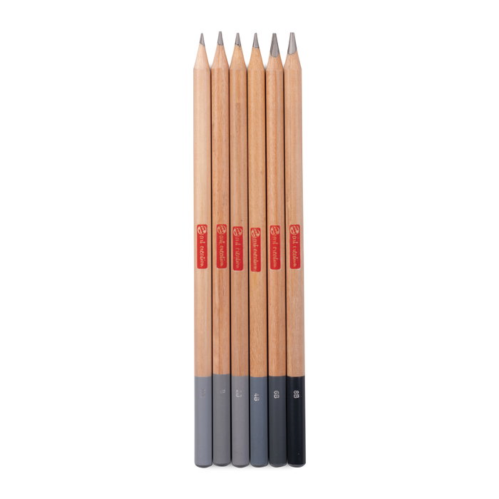 Talens Art Creation Étui de 6 crayons de graphite