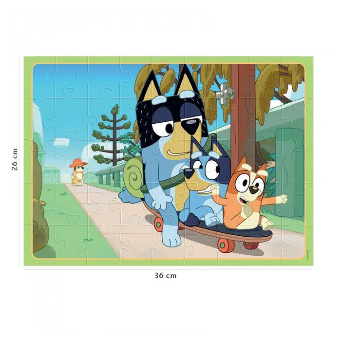 Nathan Jeux Puzzle 45 p - après-midi en famille / Bluey Nathan Jeux Puzzle 45 p - après-midi en famille / Bluey