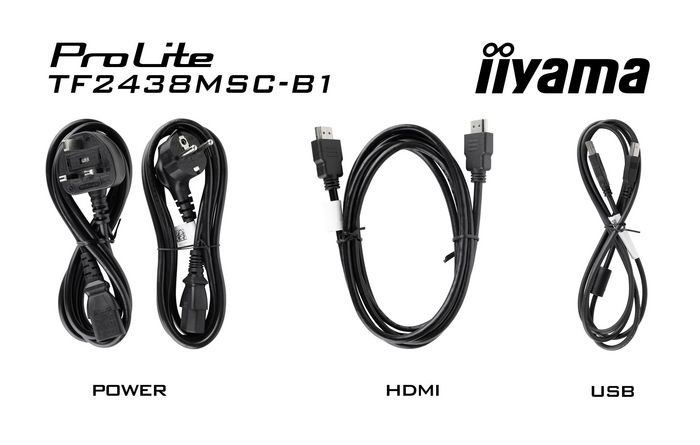 iiyama ProLite TF2438MSC-B1 Moniteur tactile Open Frame 23,8 pouces Full HD IPS iiyama ProLite TF2438MSC-B1 Moniteur tactile Open Frame 23,8 pouces Full HD IPS