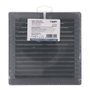 Edm Rejilla de ventilation carrée encastrable ajustable ø 80-150 avec moustiquaire 170x170x11.5mm ABS gris