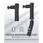 Renpho Extend Massage Gun C004 (PEU-R-C004-BK) - Pistolet de massage percussion noir