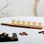 Cook Concept Ensemble de 6 verres à shot avec planche en acacia