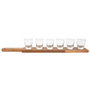 Cook Concept Ensemble de 6 verres à shot avec planche en acacia