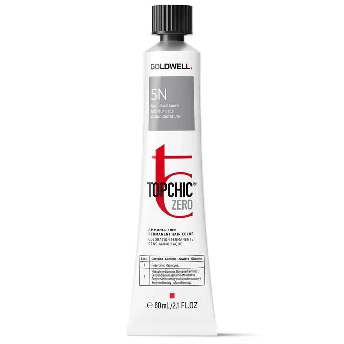 Goldwell TopChic Zero Teinture permanente 5N Light Natural Brown Goldwell TopChic Zero Teinture permanente 5N Light Natural Brown
