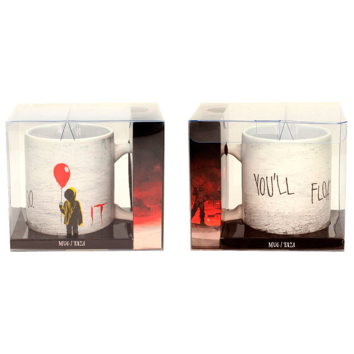 SD TOYS Tasse en céramique You will Float Too IT - Tasse à café originale avec citation inspirante