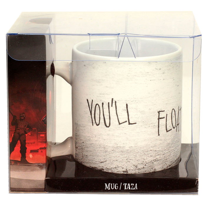 SD TOYS Tasse en céramique You will Float Too IT - Tasse à café originale avec citation inspirante