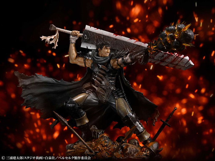 Medicos Entertainment Berserk Guts Black Swordsman Ver. Statuette PVC 1/7 Medicos Entertainment Berserk Guts Black Swordsman Ver. Statuette PVC 1/7
