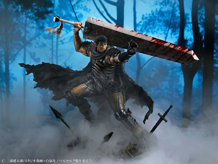 Medicos Entertainment Berserk Guts Black Swordsman Ver. Statuette PVC 1/7 Medicos Entertainment Berserk Guts Black Swordsman Ver. Statuette PVC 1/7