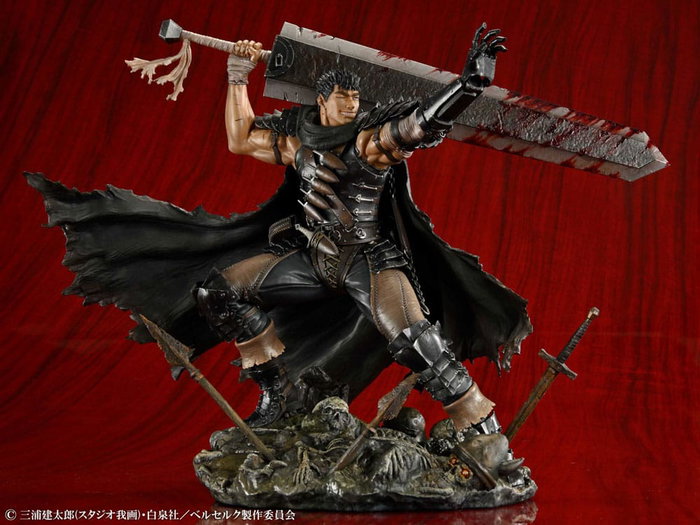 Medicos Entertainment Berserk Guts Black Swordsman Ver. Statuette PVC 1/7 Medicos Entertainment Berserk Guts Black Swordsman Ver. Statuette PVC 1/7