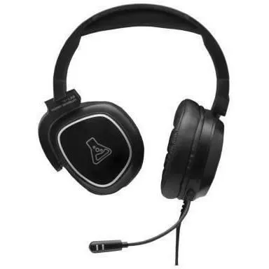 The G-Lab Casque Gamer Filaire Korp Barium - Son Stéréo Haute Qualité - Compatible PC, PS4, Nintendo Switch, Android - Noir