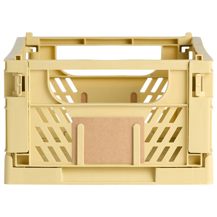 Day Boîte de rangement pliable 10 L Jaune sable Day Boîte de rangement pliable 10 L Jaune sable