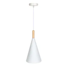 Lampe Suspendue "Maddison" SKD-P2003-B Métal Bois Câble Réglable Design Moderne