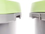 Stefanplast Corbeille avec fixation sac 25L vert 24x39x51 cm (Set de 6)
