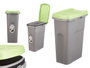 Stefanplast Corbeille avec fixation sac 25L vert 24x39x51 cm (Set de 6)