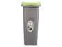 Stefanplast Corbeille avec fixation sac 25L vert 24x39x51 cm (Set de 6)
