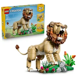 LEGO Creator 3-en-1 Animaux sauvages : Le Lion Majestueux (31386)