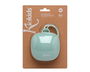 KioKids Porte-tétine en Silicone, Sage, pour bébé dès la naissance, lavable au lave-vaisselle et stérilisable, 1 pièce