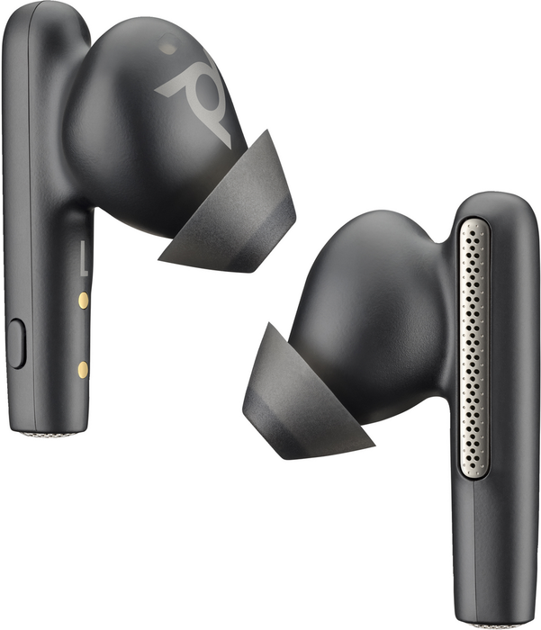 Poly Voyager Free 60+ UC Noir avec adaptateur BT700 USB-C et étui de charge tactile