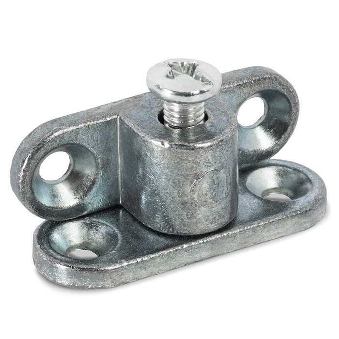 Herrajes Alk Ensamblaje Duos - Jeu de connexions à visser avec assemblage par vis et finition zincée