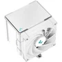 Deepcool AK500 - Ventirad CPU blanc avec ventilateur 120 mm pour Intel LGA1700/1200/115x et AMD AM5/AM4 - Refroidissement processeur
