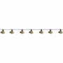Lumisky Guirlande lumineuse Cottage 5,70 m - 10 globes transparents - LED blanc chaud - Beige