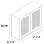 Home Deco Factory Armoire murale Bali 60x20 H.50