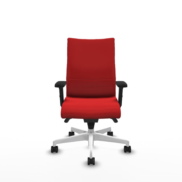 Piqueras Y Crespo Silla Albacete Rouge avec mécanisme Sincro et bras 2D Piqueras Y Crespo Silla Albacete Rouge avec mécanisme Sincro et bras 2D