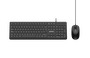 Phoenix technologies CC101 Combo clavier et souris USB QWERTY espagnol, 13 touches multimedia, 1200 DPI, filaire