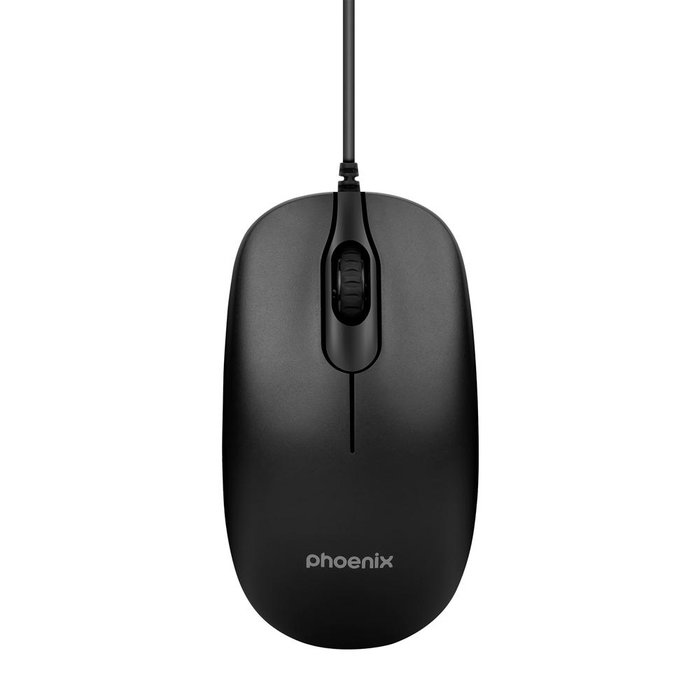 Phoenix technologies CC101 Combo clavier et souris USB QWERTY espagnol, 13 touches multimedia, 1200 DPI, filaire Phoenix technologies CC101 Combo clavier et souris USB QWERTY espagnol, 13 touches multimedia, 1200 DPI, filaire