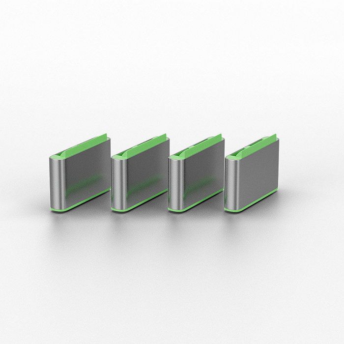 Lindy Lot de 10 bloqueurs de port USB C / Thunderbolt 3, Vert Lindy Lot de 10 bloqueurs de port USB C / Thunderbolt 3, Vert