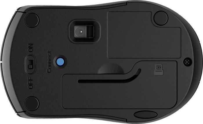 HP Souris Sans Fil Silencieuse et Ergonomique 220 avec Nano-Récepteur USB - Pour Droitiers et Gauchers