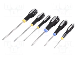 BAHCO Set de 6 tournevis universels Pozidriv® et plats