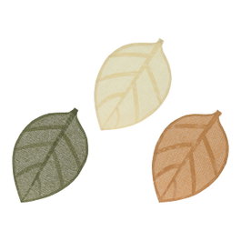EDM Product Dessous de plat motif feuille d'une plante, couleurs assorties