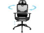 Sandberg ErgoFusion Pro - Fauteuil Gaming Ergonomique avec Réglages Multiples, Dossier en Maille Respirante et Appui-tête Ajustable, Confort Optimal pour Jeu et Travail