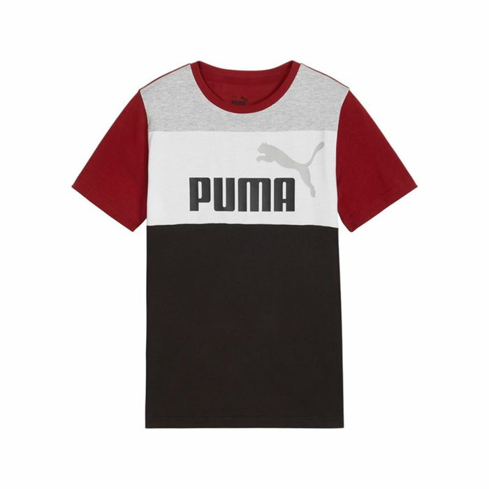 T shirt à manches courtes Enfant Puma Ess Block T shirt à manches courtes Enfant Puma Ess Block