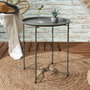 Home Deco Factory Mesa Auxiliar Sienna Verde
