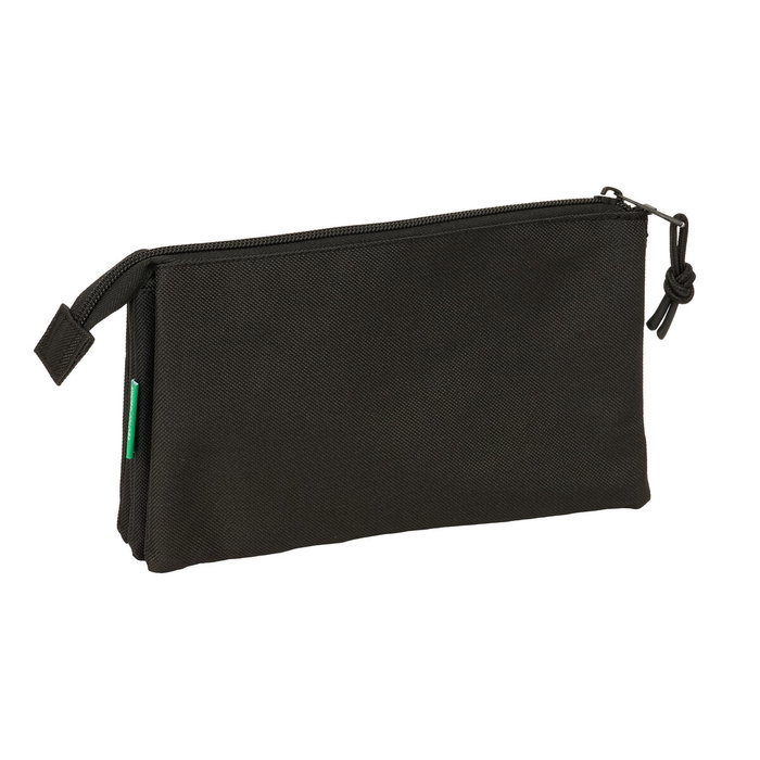 Fourre-tout Benetton Negro Noir 22 x 12 x 3 cm Fourre-tout Benetton Negro Noir 22 x 12 x 3 cm