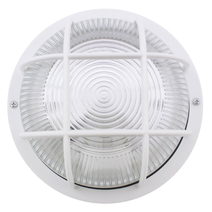 GSC Evolution Applique ronde en plastique blanc E27 60W